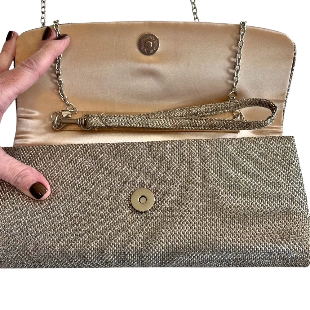 Gunne Sax by Jessica McClintock Clutch Wristlet Shoulder Crossbody Evening Bag‎